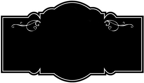 Street Sign Blank Template Black Clip Art Library