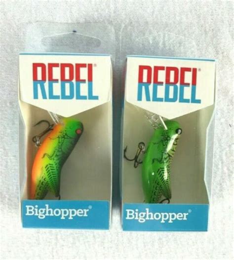 Rebel Big Hopper Fishing Lure Fire Tiger Grasshopper Bighopper For Sale
