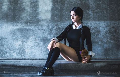 Riddle As Wednesday Addams Cosplay Wednesday Addams Cosplay Cosplay Woman Cosplay Girls