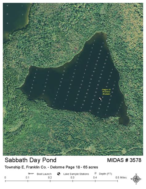 Lakes Of Maine Lake Overview Sabbath Day Pond Township E