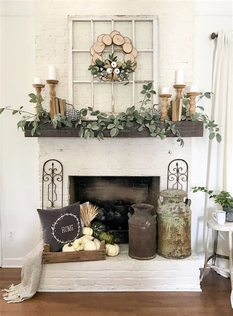 30 Awesome Farmhouse Fireplace Decoration Ideas For Your House In 2020