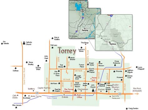 Torrey Utah Map World Map Gray