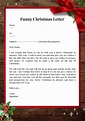 Funny Christmas Letter Template Sample with Example