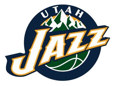 'utah jazz' has a nice ring to it, but the visual history of the team has more utah and much less music. Utah Jazz | Times de basquete, Basquete, Utah