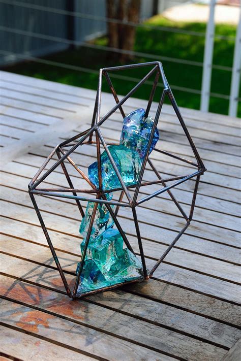 Crystal Geometric Sculpture Christina Mazza Gallerie