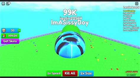 Eat Blobs Simulator Roblox Becoming The Strongest Ball No One Dared