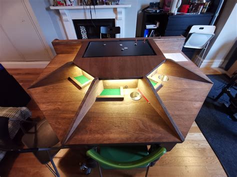My Dad And I Made A Dnd Table It Got Out Of Hand Dnd Dnd Table