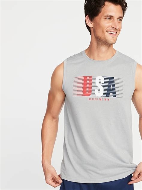 We did not find results for: Old Navy Men's Graphic Go-Dry Eco Muscle Tank Usa United ...