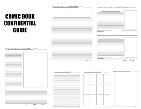 Comic Book Layout Guide By Trying2find On Deviantart