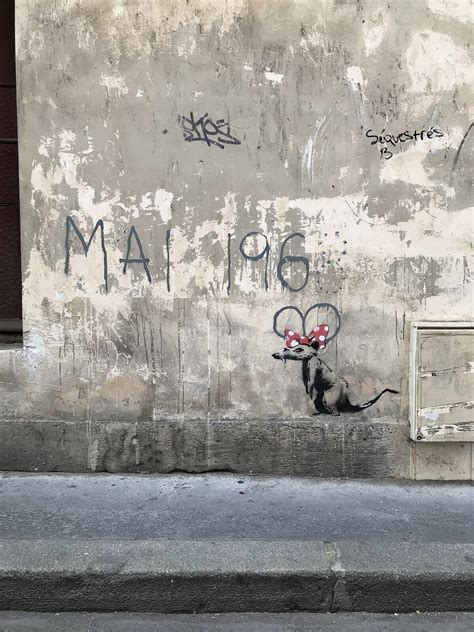 San francisco was recently the target of banksy, an international graffiti artist. Banksy Is Back In Paris With Powerful New Pieces Of Street Art