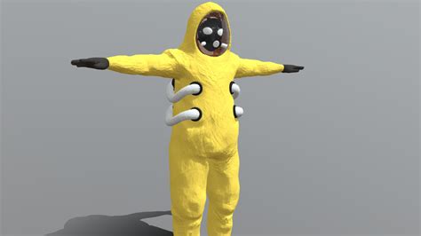 Backrooms Kit Builder And Hazmat Suit Buy Royalty Free D Model By My