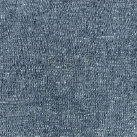 100 Linen Chambray Fabric Navy Blue Ma Petite Mercerie