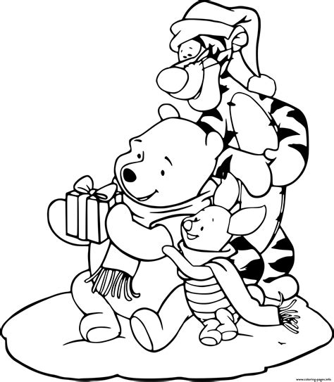 Pooh Tigger And Piglet Coloring Page Printable