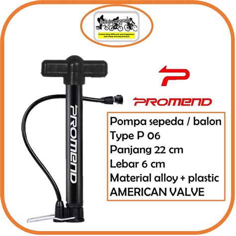 Jual Pompa Sepeda Balon Promend P Portabel Panjang Cm Lebar Cm Shopee Indonesia