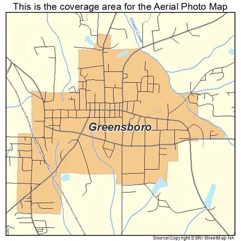 Aerial Photography Map Of Greensboro Al Alabama