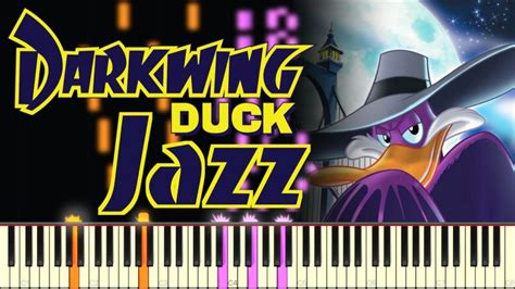 Darkwing Duck Theme Song Jazz Piano Synthesia YouTube