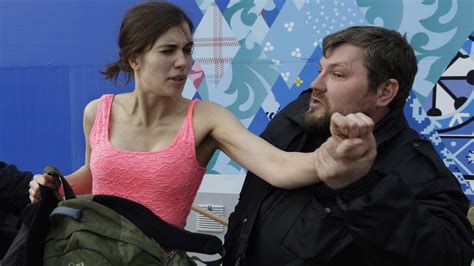 Pussy Riot Flogged By Cossacks In Sochi