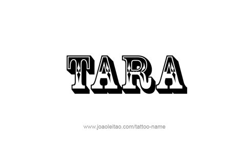 tara name tattoo designs