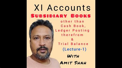 XI Accounts Other Subsidiary Books Lecture 1 YouTube