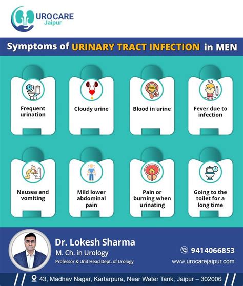 Symptoms Of Uti In Men Urologist In Rajasthan In Cloudy Urine Urologists Urinary Tract