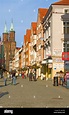 Pedestrianised shopping street, Legnica Poland Stock Photo - Alamy