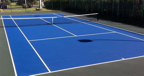 Resurfacing And Construction Of The Tennis Court Is An Important Step