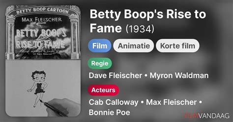 Betty Boops Rise To Fame Film 1934 Filmvandaagnl