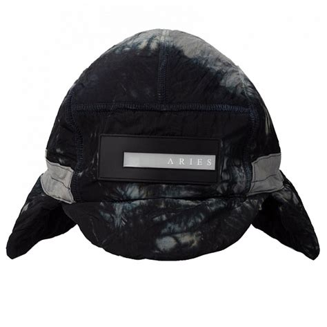 Кепка Aries Quilted Nylon Trapper Hat Fw22 купить в интернет магазине
