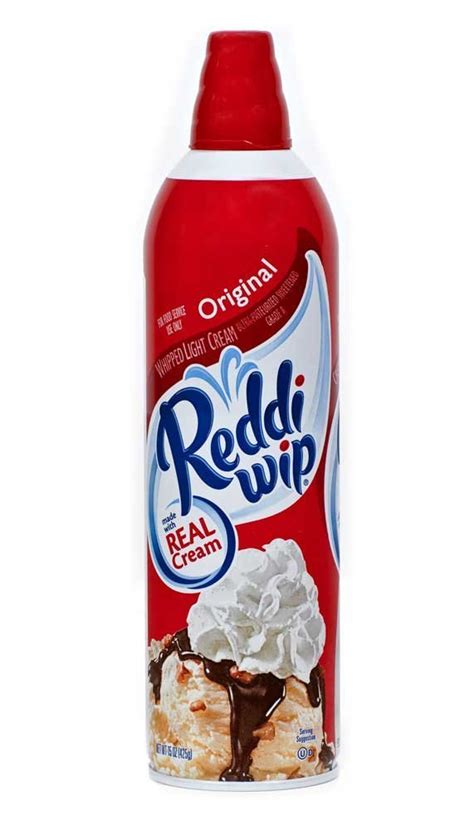 Conagra Reddi Whip Real Cream Whipped Topping 15 Ounce 12 Per Case