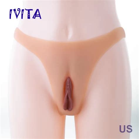 IVITA FULL SILICONE Vagina Panty Realistic Vagina For Crossdresser TG DG Cosplay PicClick