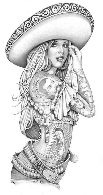 Tatuaje Chicano Chicano Drawings Chicano Art Tattoos Lowrider Art