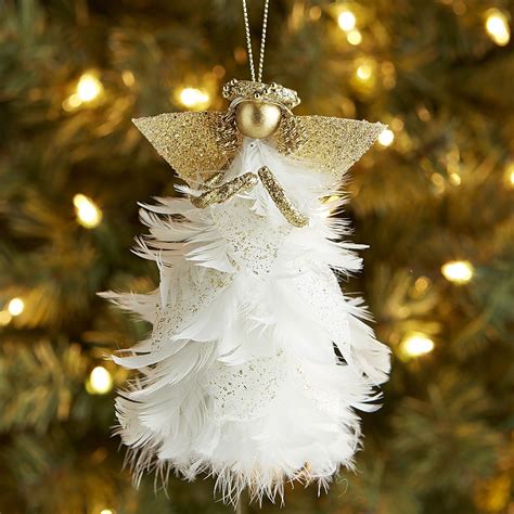 Feather Angel Ornament Christmas Angel Decorations Christmas