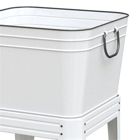 Better Homes And Gardens Metal White Elevated Planter With Stand 18 X