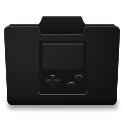 21 miscellaneous game themed icons created using affinity design software, you could use in your website, game, app, printing needs, etc. Black Games Icon - Classy Folder Icons - SoftIcons.com