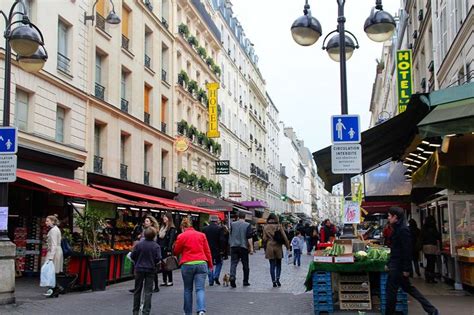 Rue Cler Paris Street View Paris France