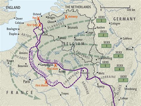 World war 1 russia map britain france and russia surrounded. Schlieffen Plan and German invasion of 1914 | NZHistory ...