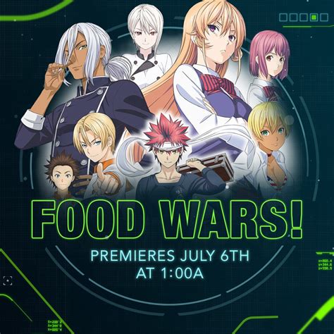 Sentai Filmworks Returns To Toonami With Food Wars Shokugeki No Soma
