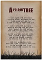 William Blake A Poison Tree William Blake Poem Wall by Redpostbox ...