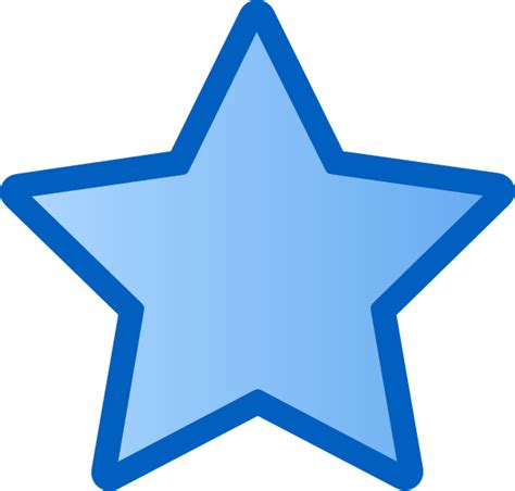 Png Cartoon Blue Star Clipart Best