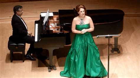 Sondra Radvanovsky In Recital Youtube