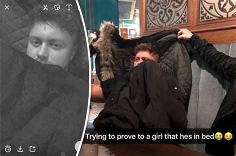 Fake Snapchat In The Pub Lad Sends Staged Pic To Convince