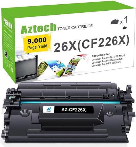 26x Cf226x Black High Yield Toner Cartridge Compatible For Hp 26a