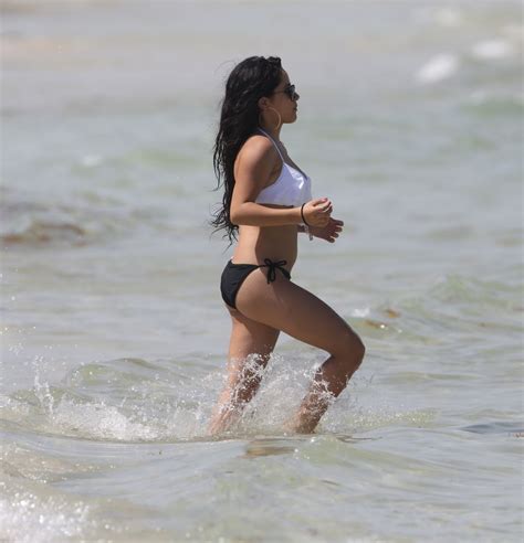 BECKY G In Bikini At A Beach In Miami 07 04 2015 HawtCelebs