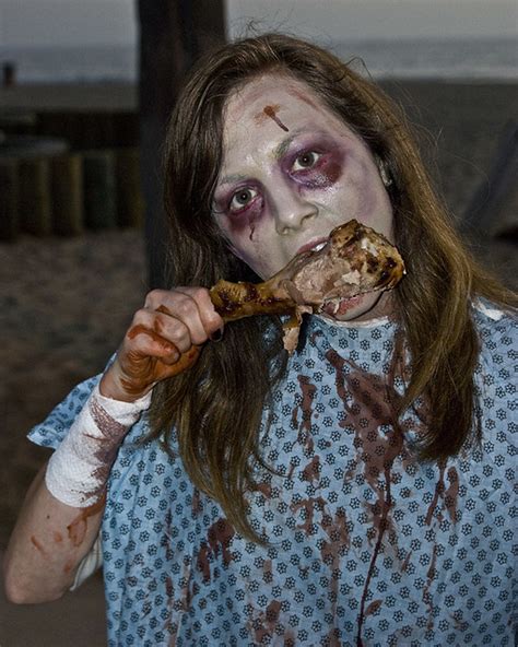 Humans are far more useful to the earth as dead bodies than as live ones. Meat Eating Zombie | This girl was eating human meat the ...