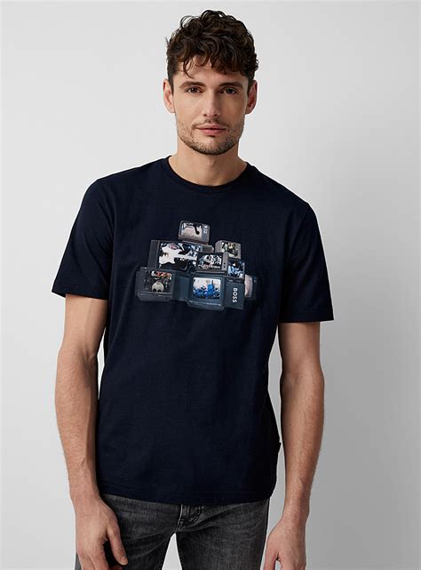 Vintage Tv T Shirt Boss Shop Mens Printed And Patterned T Shirts