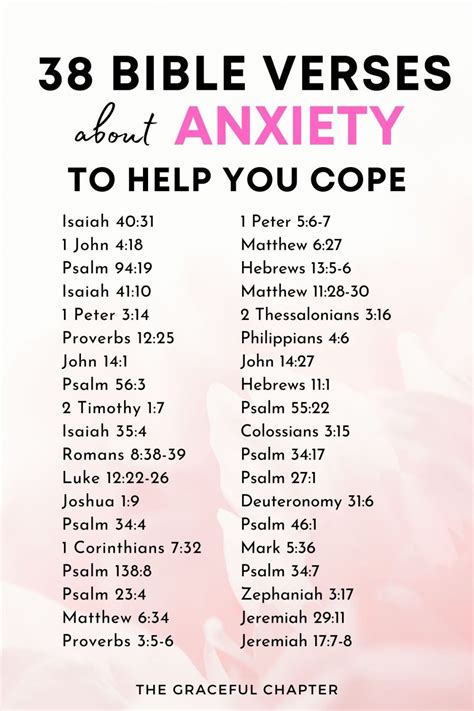 Bible Verses About Anxiety To Help You Cope When You Are Worried And Afraid The Graceful
