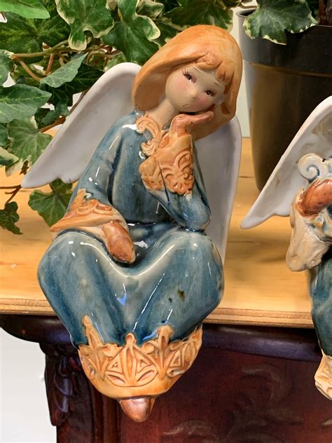 Ceramic Sitting Angels