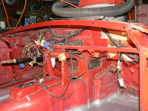 Jaguar e type dash wiring gauges switches. Any pictures of where the wire harness clips to the bulkhead behind the dash? : MGB & GT Forum ...