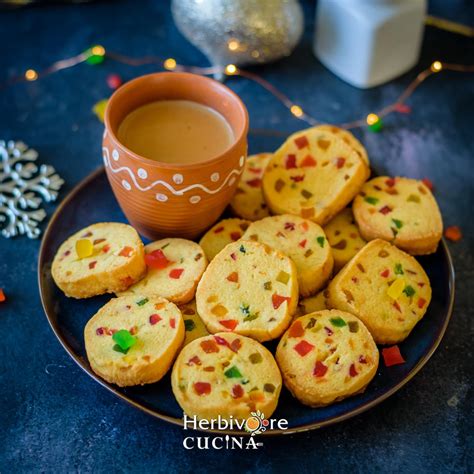Herbivore Cucina Eggless Tutti Frutti Cookies Karachi Biscuits