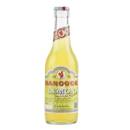Hancock Lemon Sodavand Sælges i kasse med 30 stk af 25 cl
